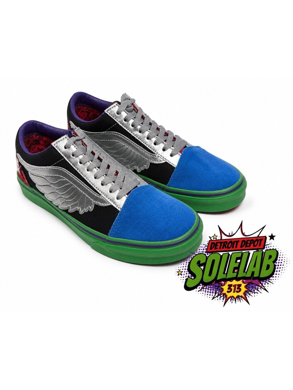 Vans Marvel Avengers Old Skool Captain America Hulk Men’s 6.5 Rare New